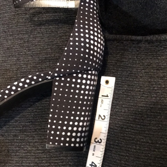 Unisa Linda Black and White Polka Dot Ankle Strap Block Heel Sandals-Size 8.5 - Picture 7 of 7